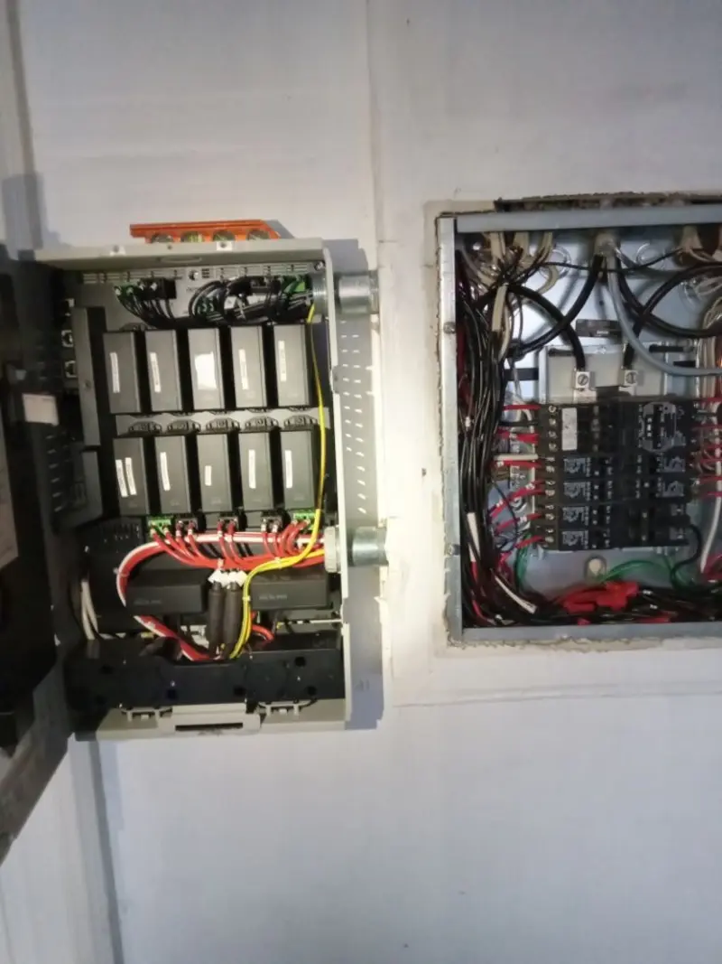 Electrical panel upgrade completed for Indoor Lighting Installation in Grandwood Park